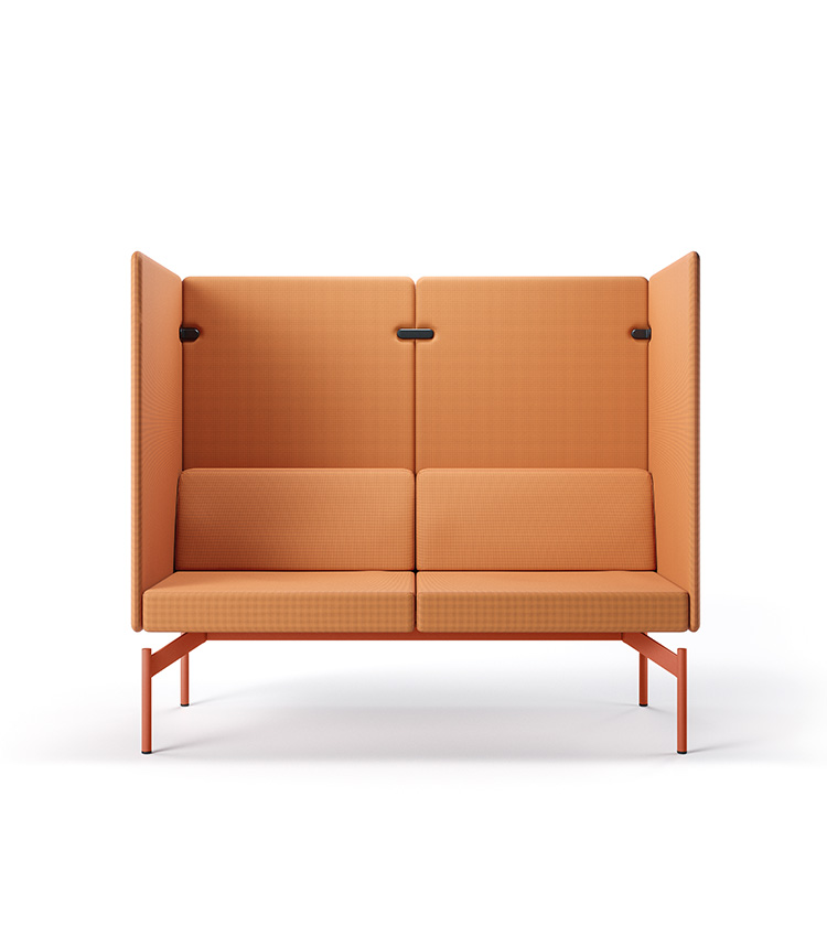 FLOAT highback modelo assento duplo